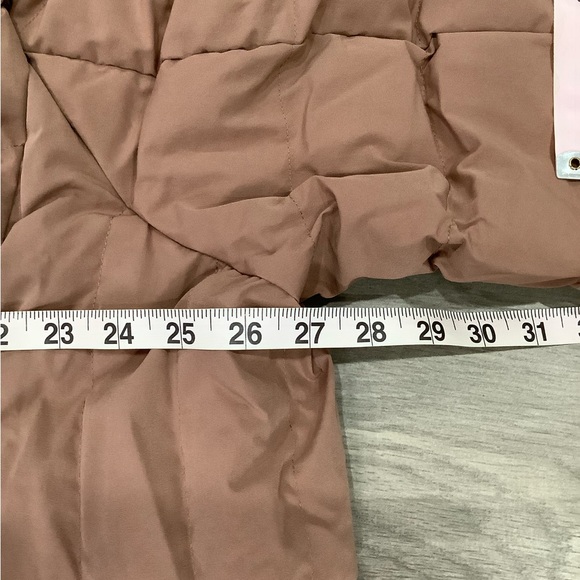 Women's 32 Degrees 3X 3XL Power Tech Jacket Coat Quilted Brown Lightweight Hood - Picture 8 of 13